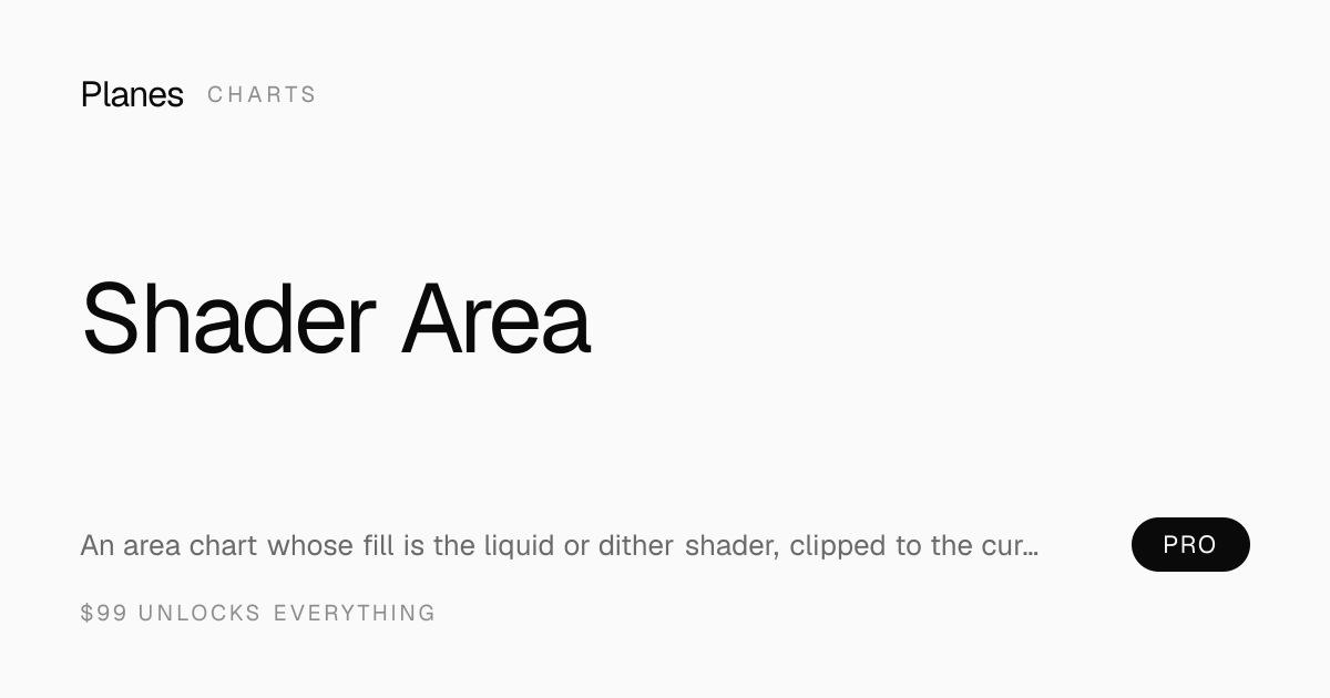 Shader Area — Animated React Component — Planes