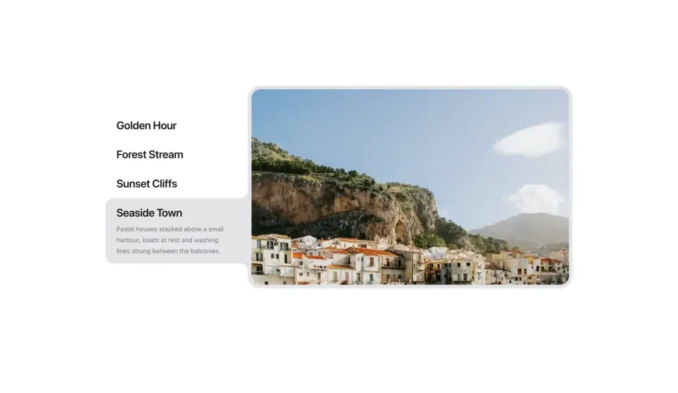 Hover Tabs preview