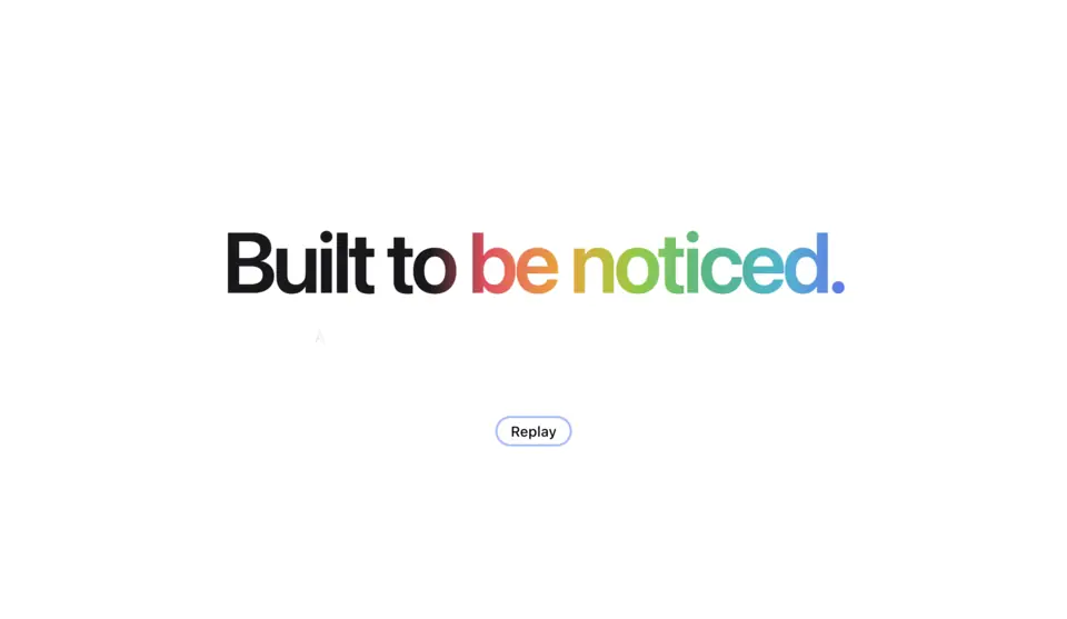 Rainbow Text preview